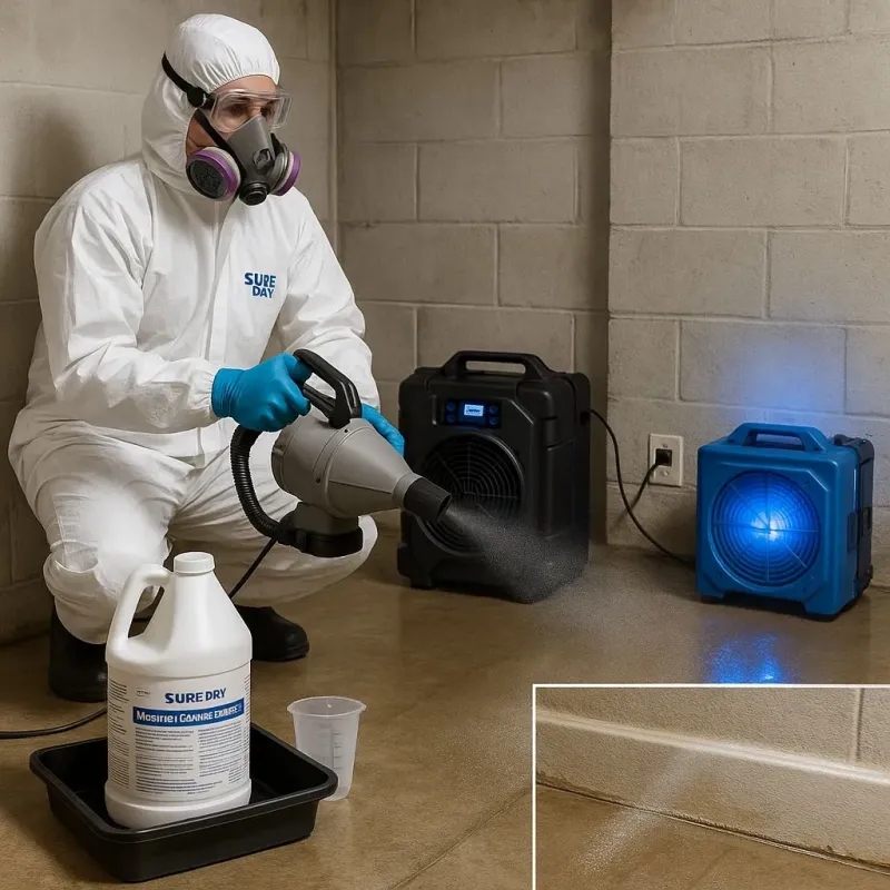 Sanitization and Odor Removal process in Wintersville, OH