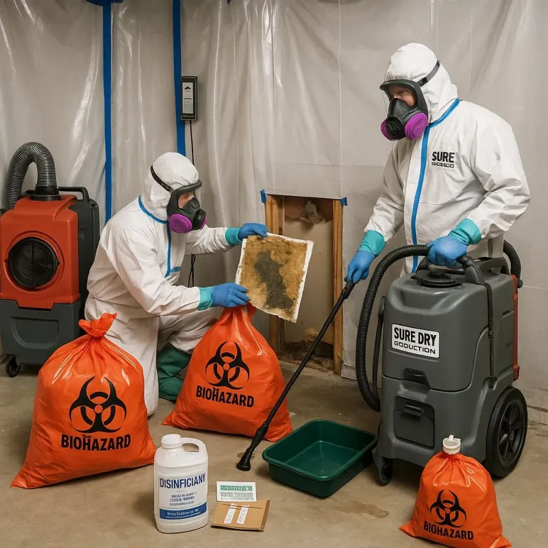 Contaminated Water Handling Protocols process in Wintersville, OH