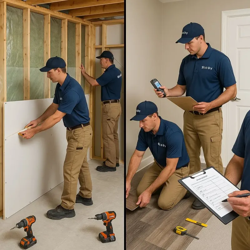 Repairs and Reconstruction process in Wintersville, OH